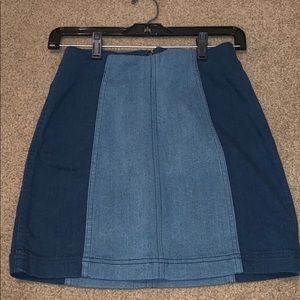 Denim skirt